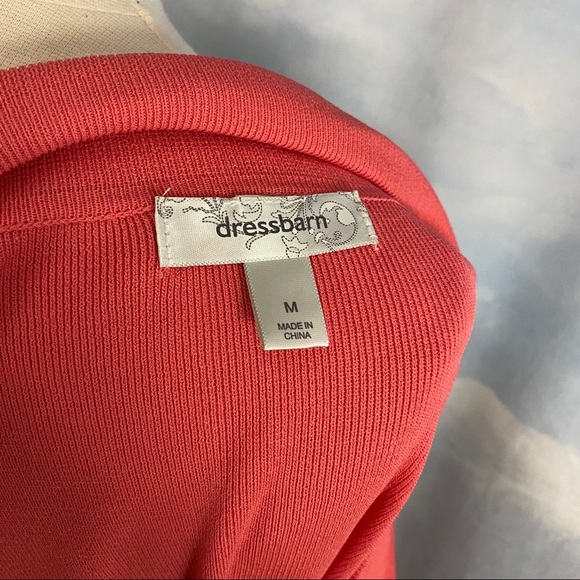 Dress Barn Coral Shell Medium - Picture 3 of 3
